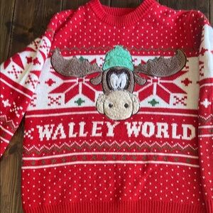 Walley World Red Women's Crewneck Sweater